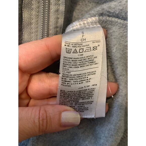 Old Navy Active gray fleece zipper jacket size Small - Picture 4 of 9